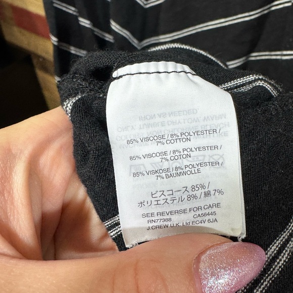 Madewell Highpoint Tank Dress in True Black Hosta Stripe - Picture 6 of 6